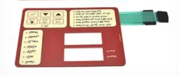 Interruttore a pulsante con tastiera a membrana