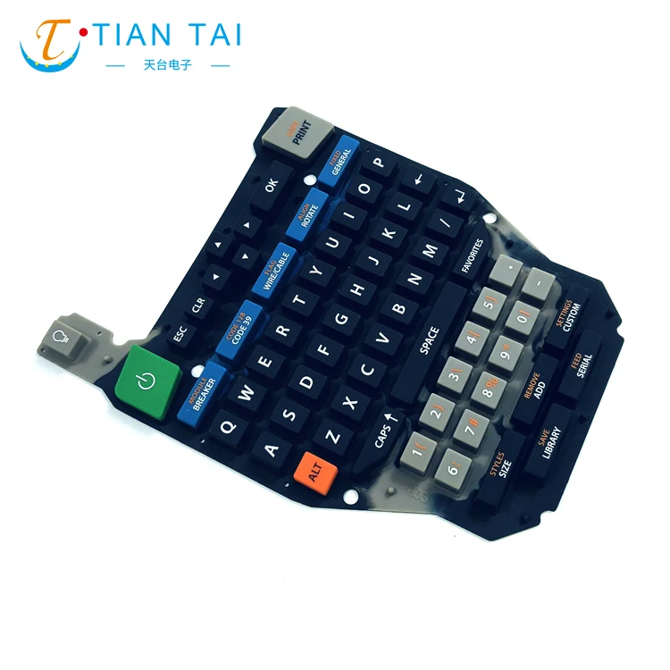 Tastiera di gomma silicone interruttore pulsante
